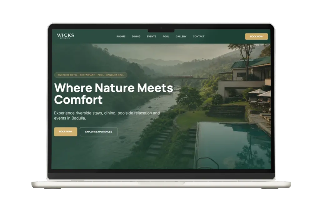 Wicks River Inn Website