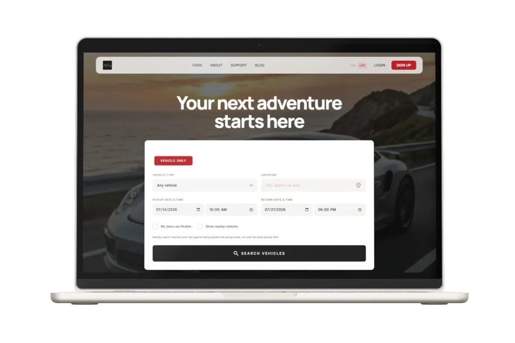 Ziply Car Rental Marketplace